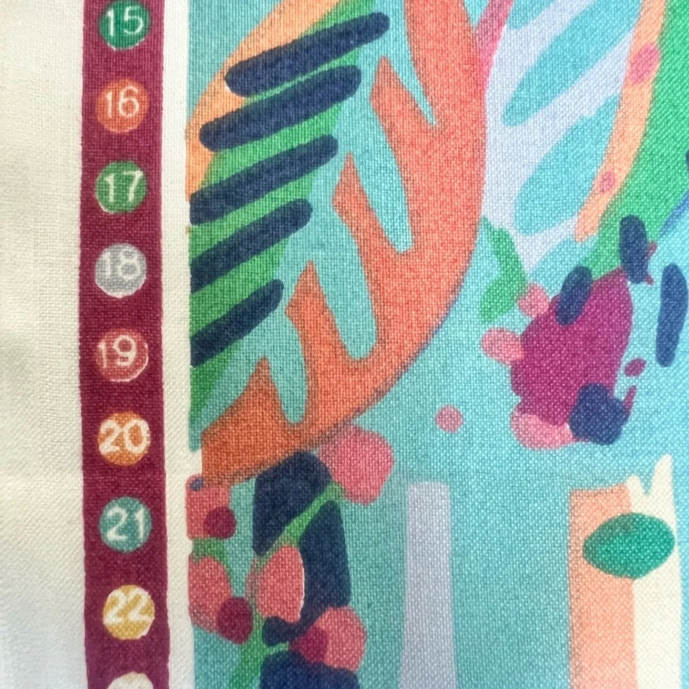Vintage Collier/Campbell for P. Kaufman Screen printed colorful birdsong